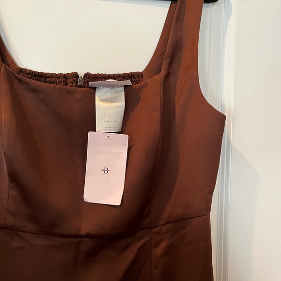 BHLDN Sophia Square-Neck Satin
Maxi Dress - Picture 10 of 13